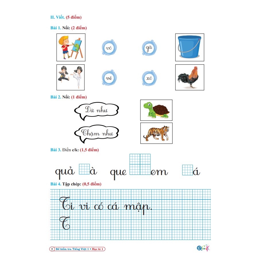 Sách - Combo Đề Kiểm Tra Toán và Tiếng Việt 1 - Cánh Diều - Học Kì 1