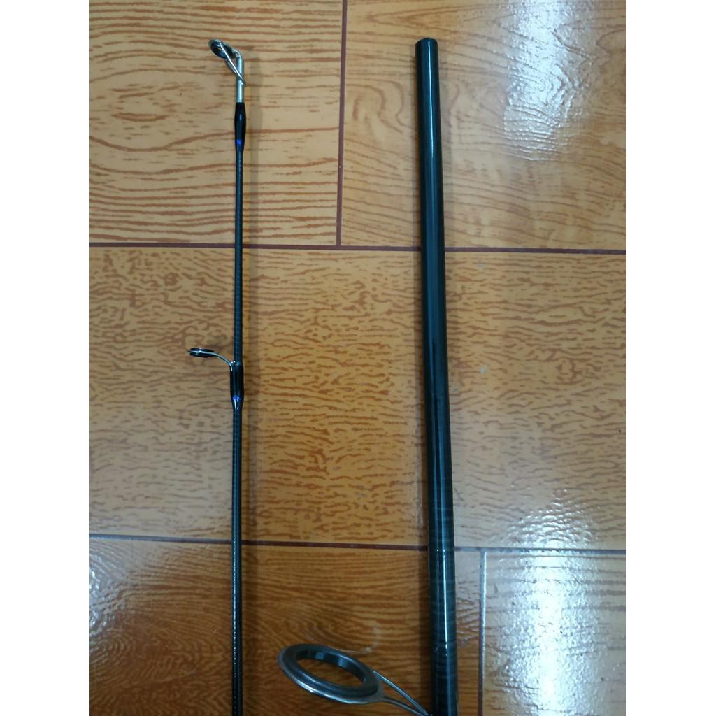 Cần câu lure 1m8-2m1 catbon xoắn siêu nhẹ