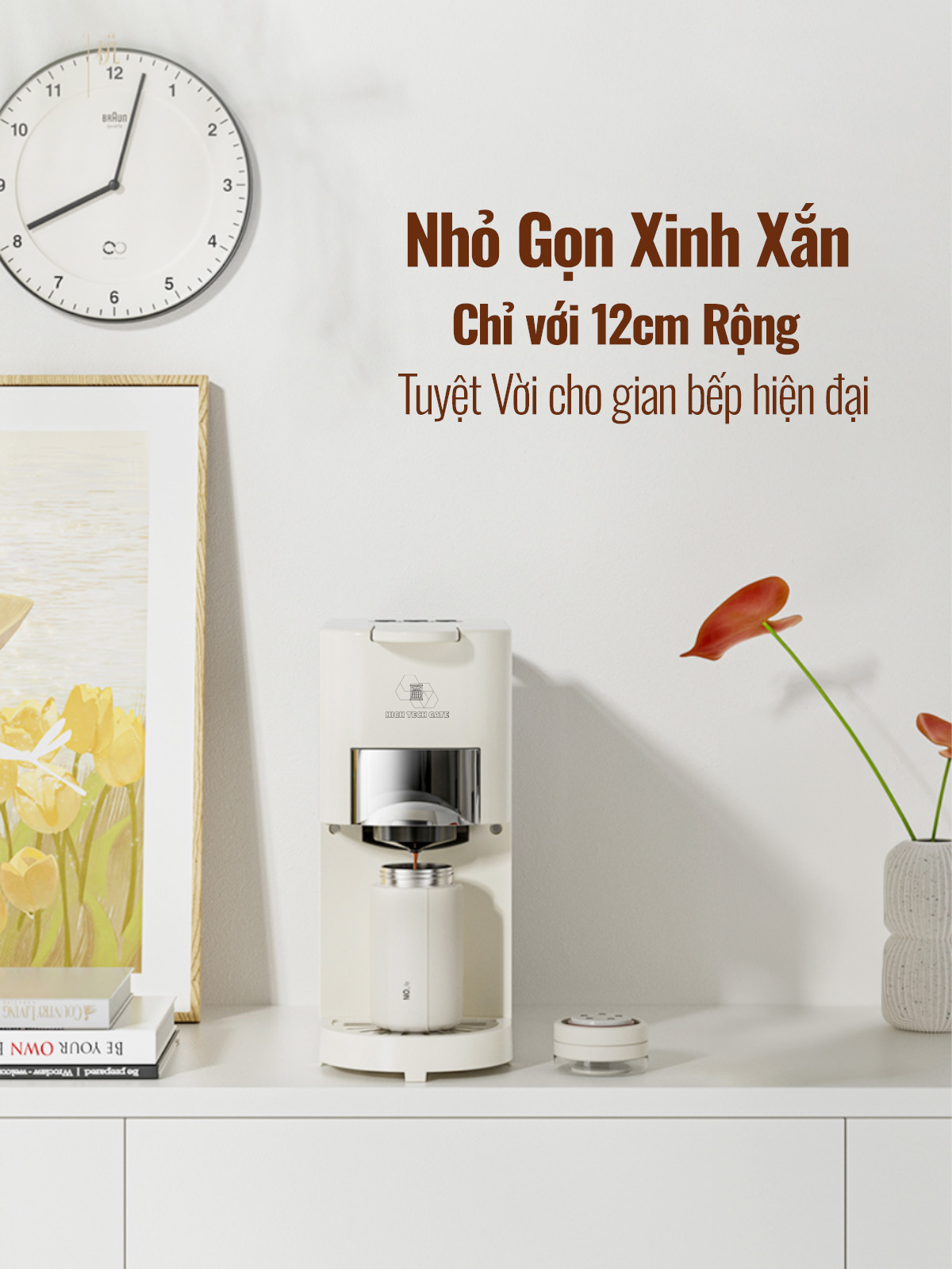 Combo máy pha cà phê CF04 và máy xay cà phê G68 siêu nhỏ gọn tại nhà, văn phòng, hàng chính hãng