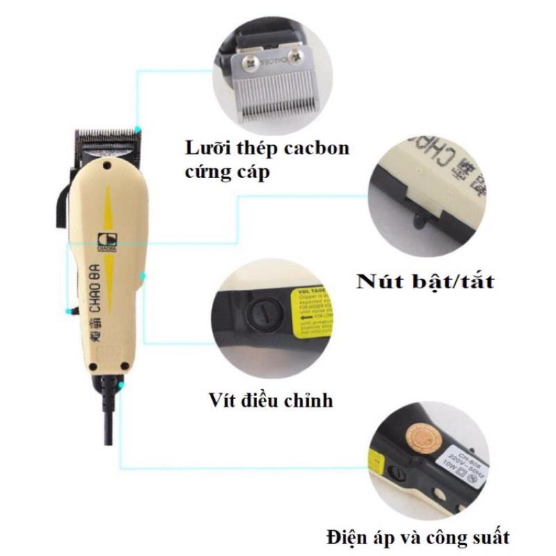 Tông đơ cắt tóc CH808 là chiếc tông đơ cắt tóc chuyên nghiệp trong salon và gia đình