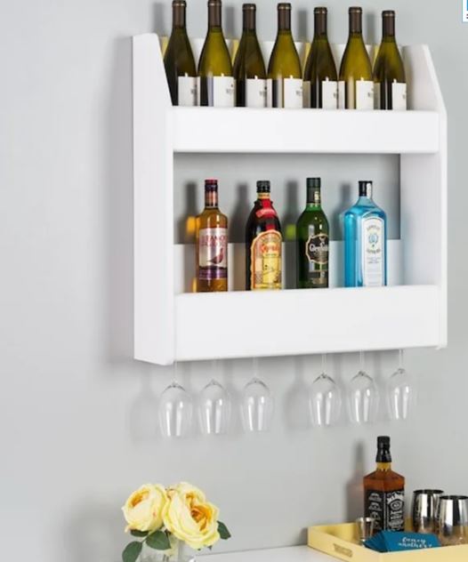 Kệ Treo Tường 2 Tầng Đựng Đồ Juno Sofa CTKR19 KT 70x72x18.5cm