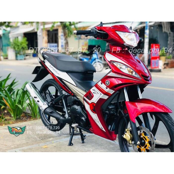 Tem Exciter 2006-2010 đỏ trắng xe đỏ
