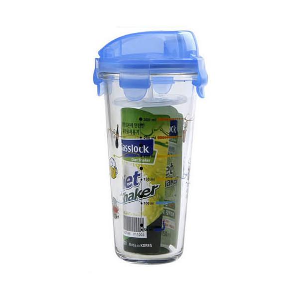 Ly Thủy Tinh Có Nắp Nhựa Glasslock PC318 (450ml) - Giao Màu Ngẫu Nhiên