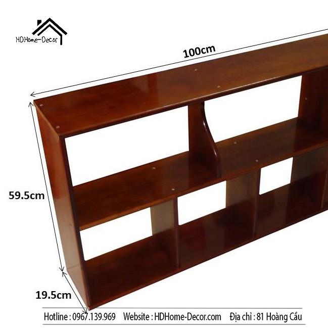 Kệ treo tường - Kệ trang trí nhà cửa phong cách Châu Âu - Gỗ cao su tự nhiên chắc chắn