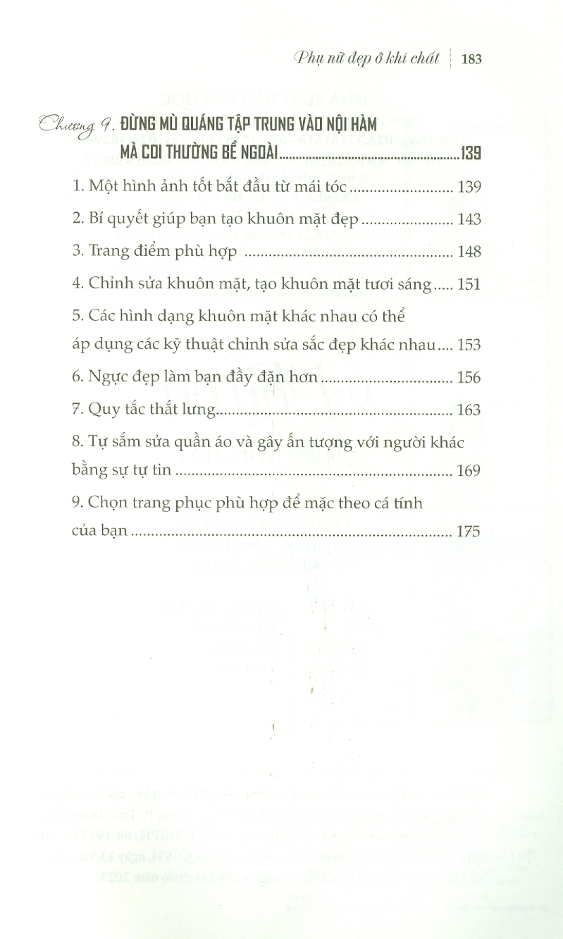 BÁCH KHOA THƯ DÀNH CHO PHỤ NỮ - Phụ Nữ Đẹp Ở Khí Chất – Thanh Hương biên soạn – Liên Việt Books – NXB Văn Học (bìa mềm)