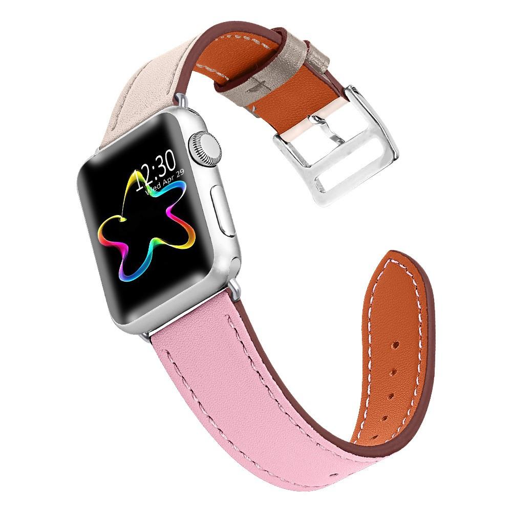  Dây Da Thời Trang 2 màu cho APPLE WATCH Size 38/40/42/44 Sang trọng Phong Cách mới lạ