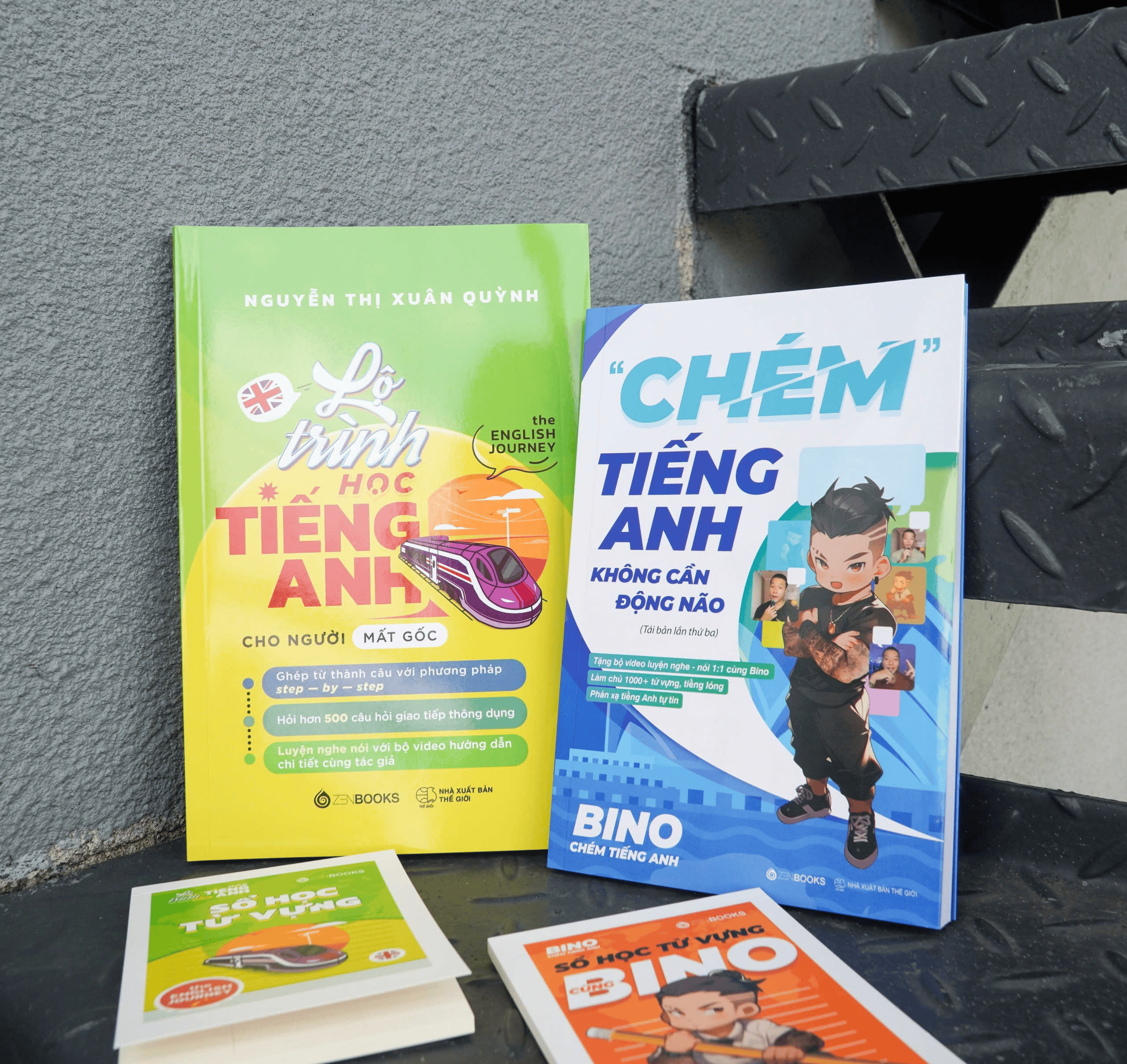 Combo Sách Chinh Phục Tiếng Anh: Chém Tiếng Anh Không Cần Động Não + Lộ Trình Học Tiếng Anh Cho Người Mất Gốc