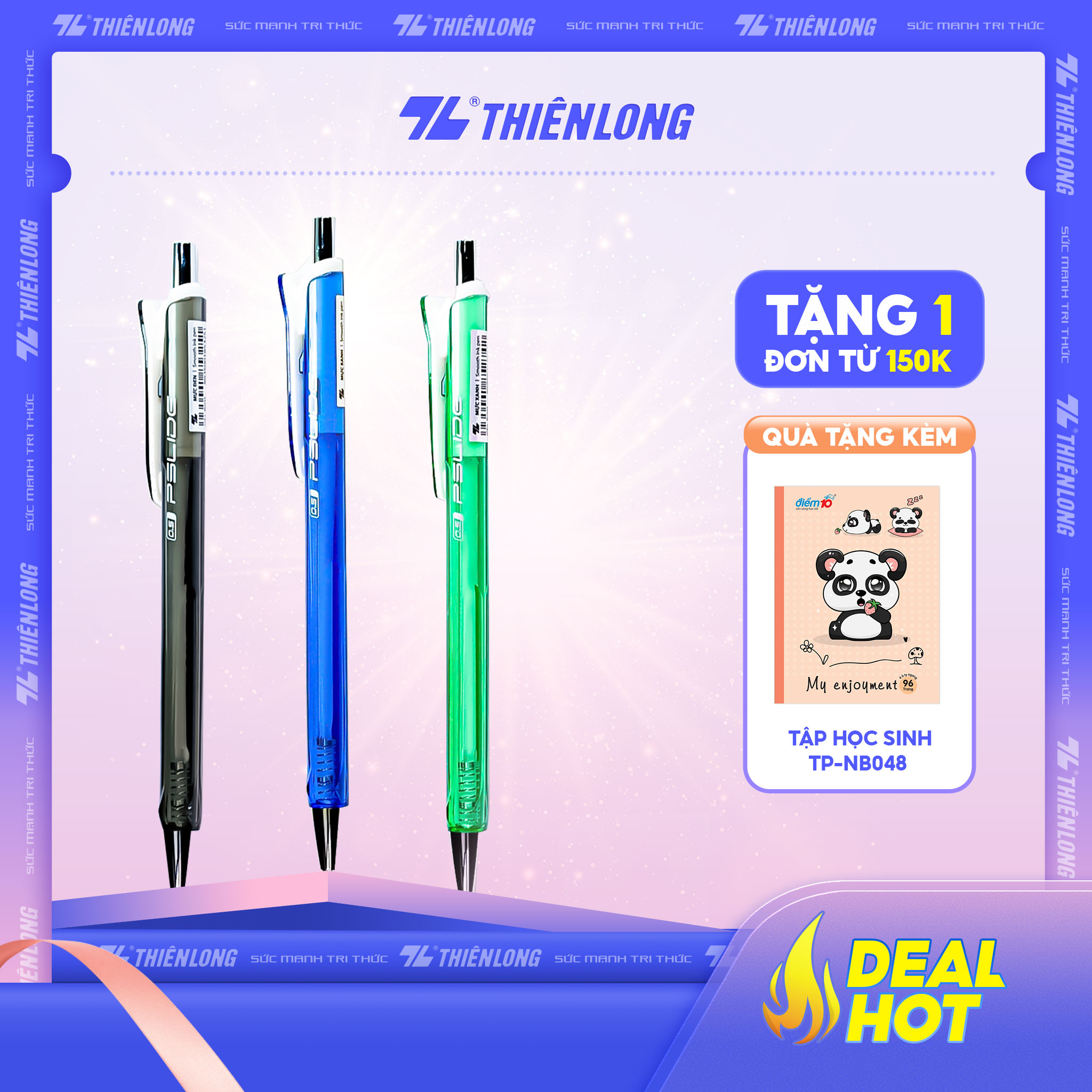 Combo 5 cây Bút Gel B Thiên Long GEL-B011