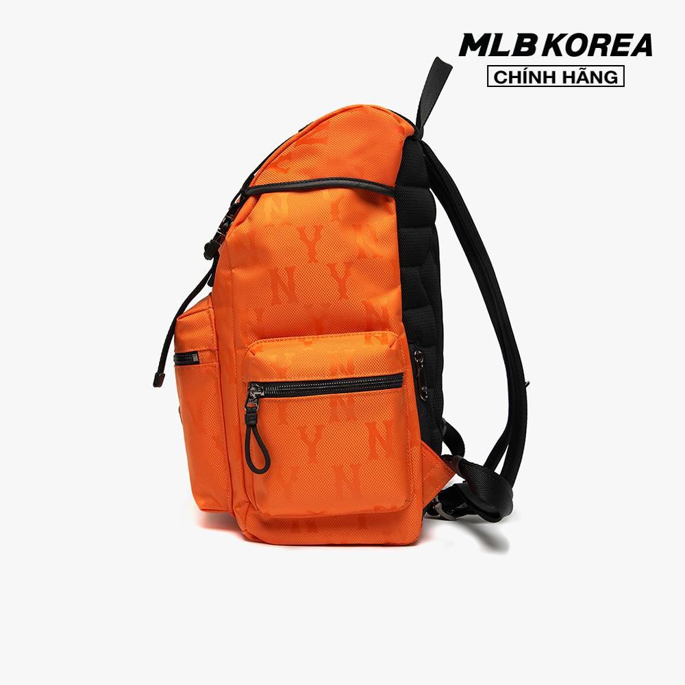 MLB - Balo chữ nhật Monogram Nylon Jacquard 3ABKM021N-50ORS