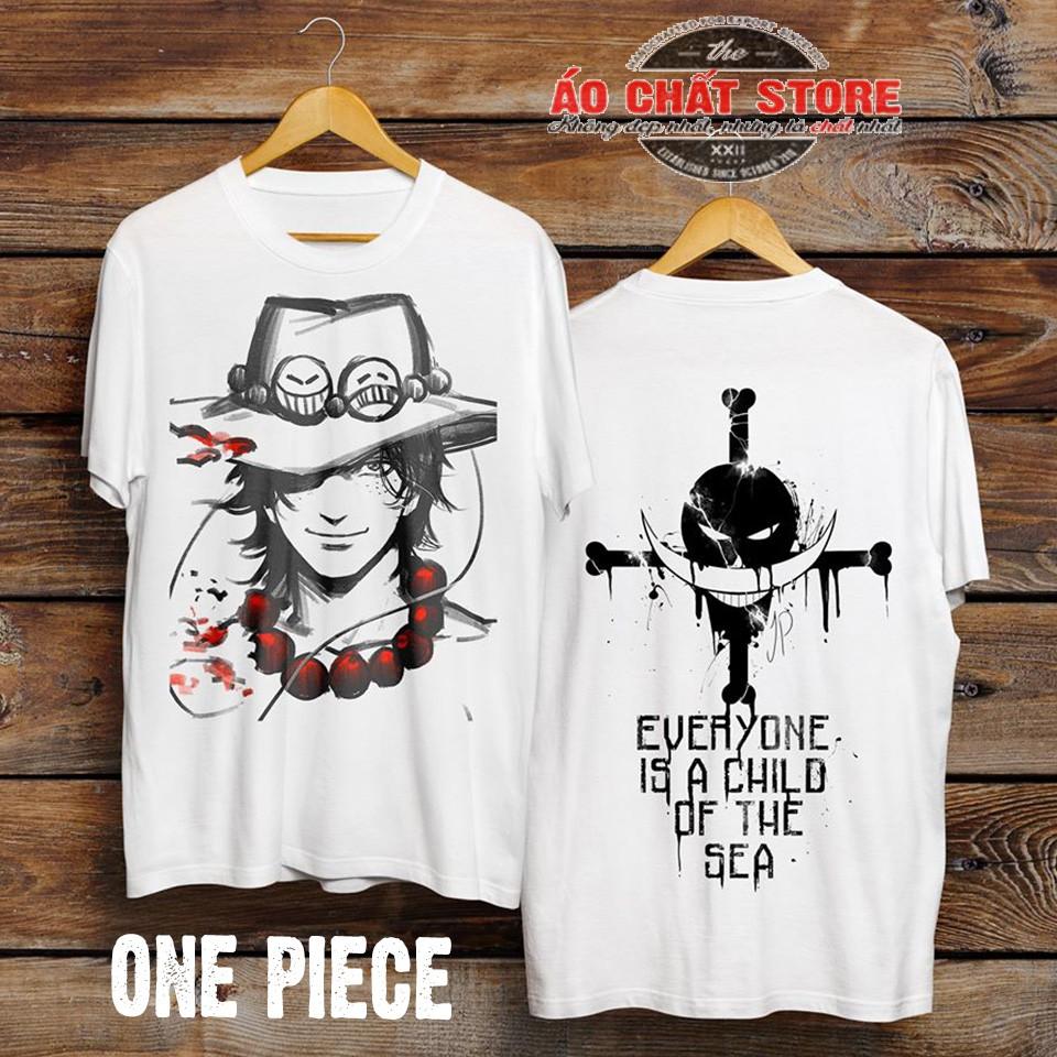 Áo Phông Hỏa Quyền Portgas D. Ace Siêu Chất | Áo Thun One Piece ACE Đảo Hải Tặc Siêu Đẹp