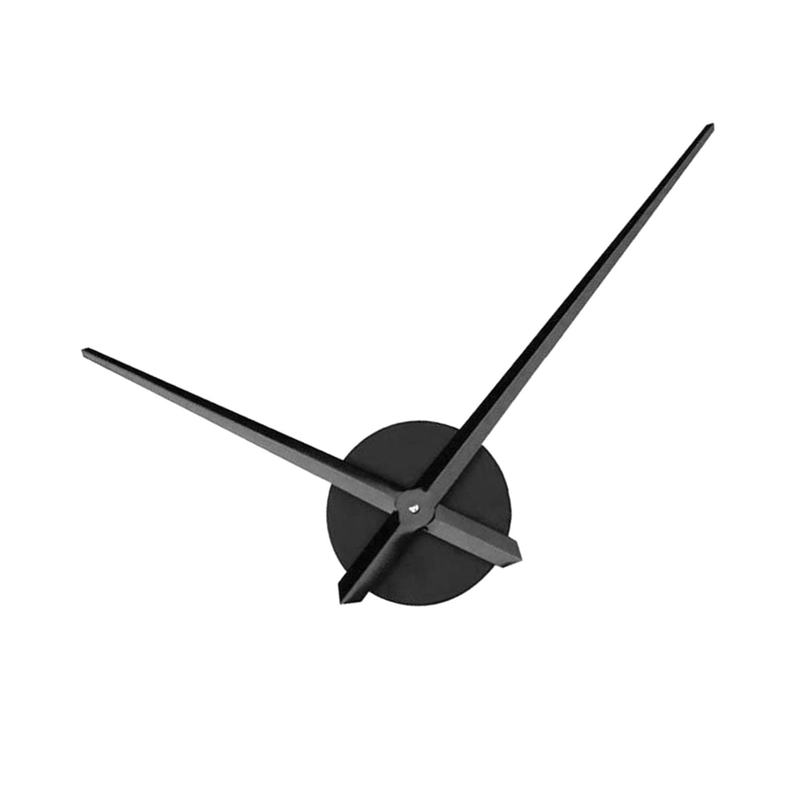 DIY Clock Movement, Minute Hands, Hour Hand, Long Shaft Clock Accessories, Clock Repair Kit for Bedroom, Kitchen, Living Room