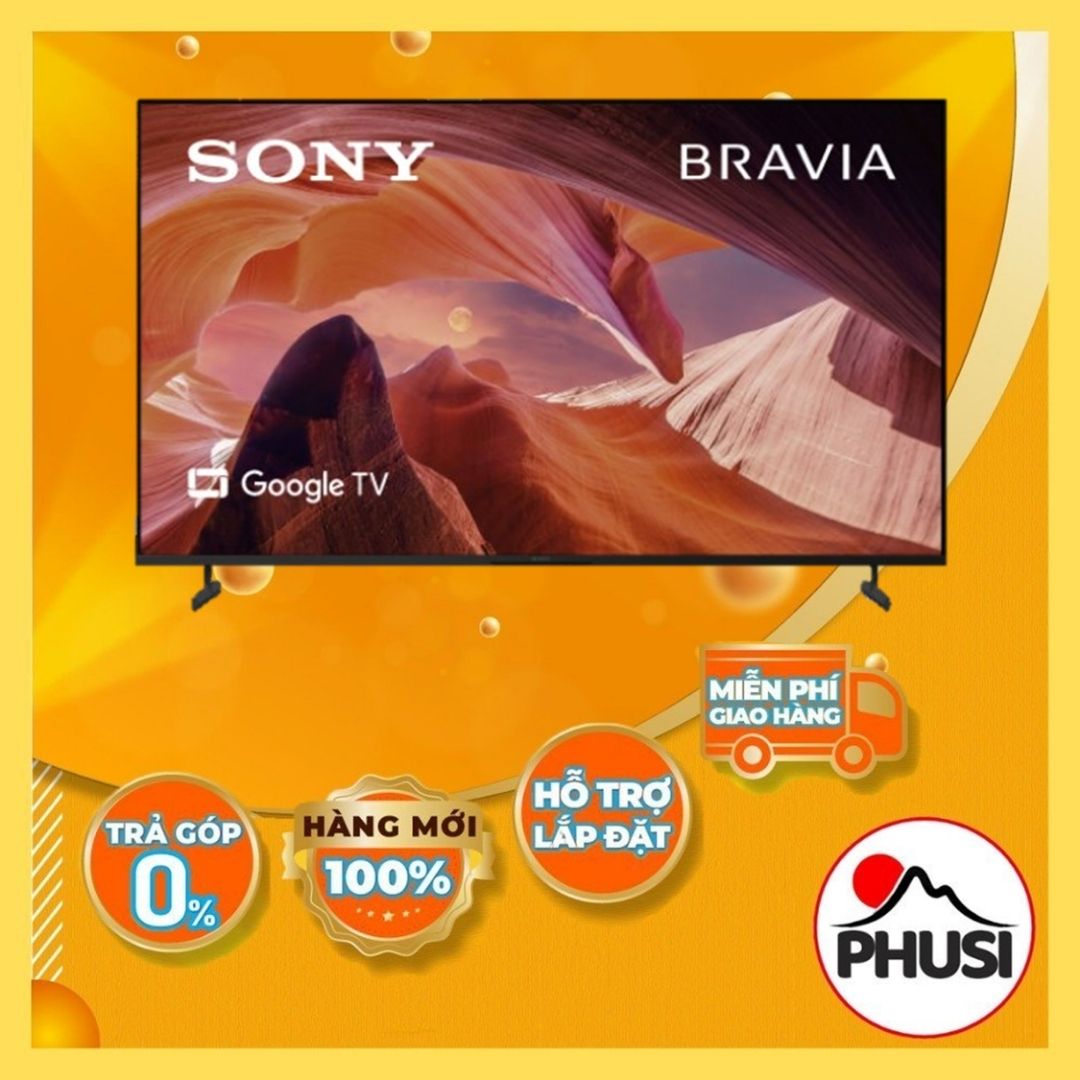 Google Tivi Sony 4K 55 inch KD-55X80L - Hàng chính hãng - Giao HCM và 1 số tỉnh thành