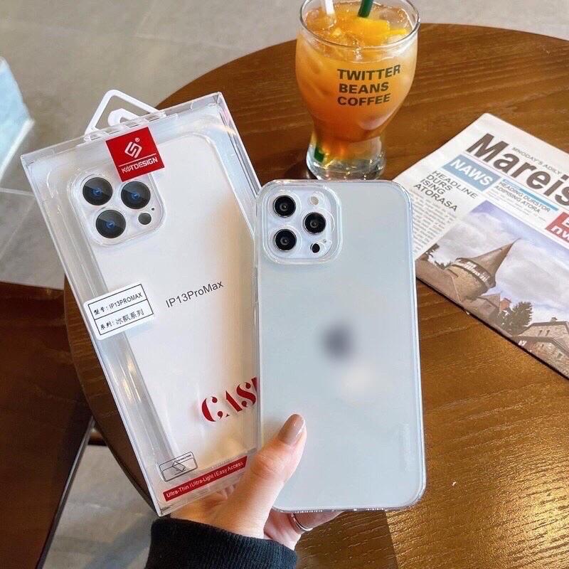 Ốp Dẻo - Trong suốt - Chống Ố Vàng Design cho iPhon 13/13 Pro/13Promax/14/14PLUS/14PRO/14PROMAX