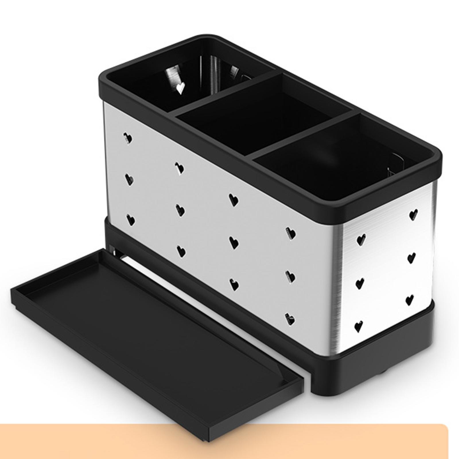 Cutlery Storage Rack No Punching Chopstick Spoon Fork Cutlery Storage for Countertop