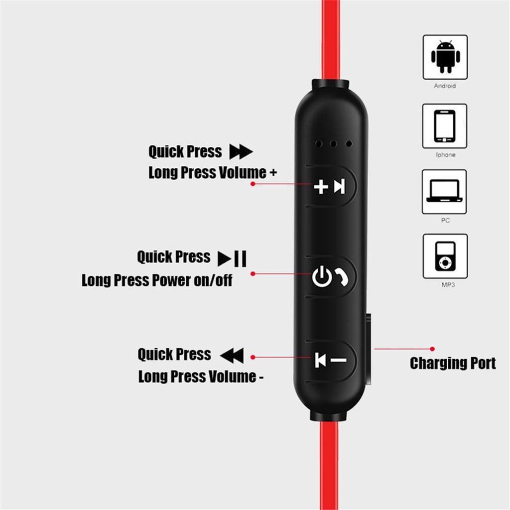 TZUZL Tai nghe nhét tai Xt11 bluetooth có nam châm từ tính