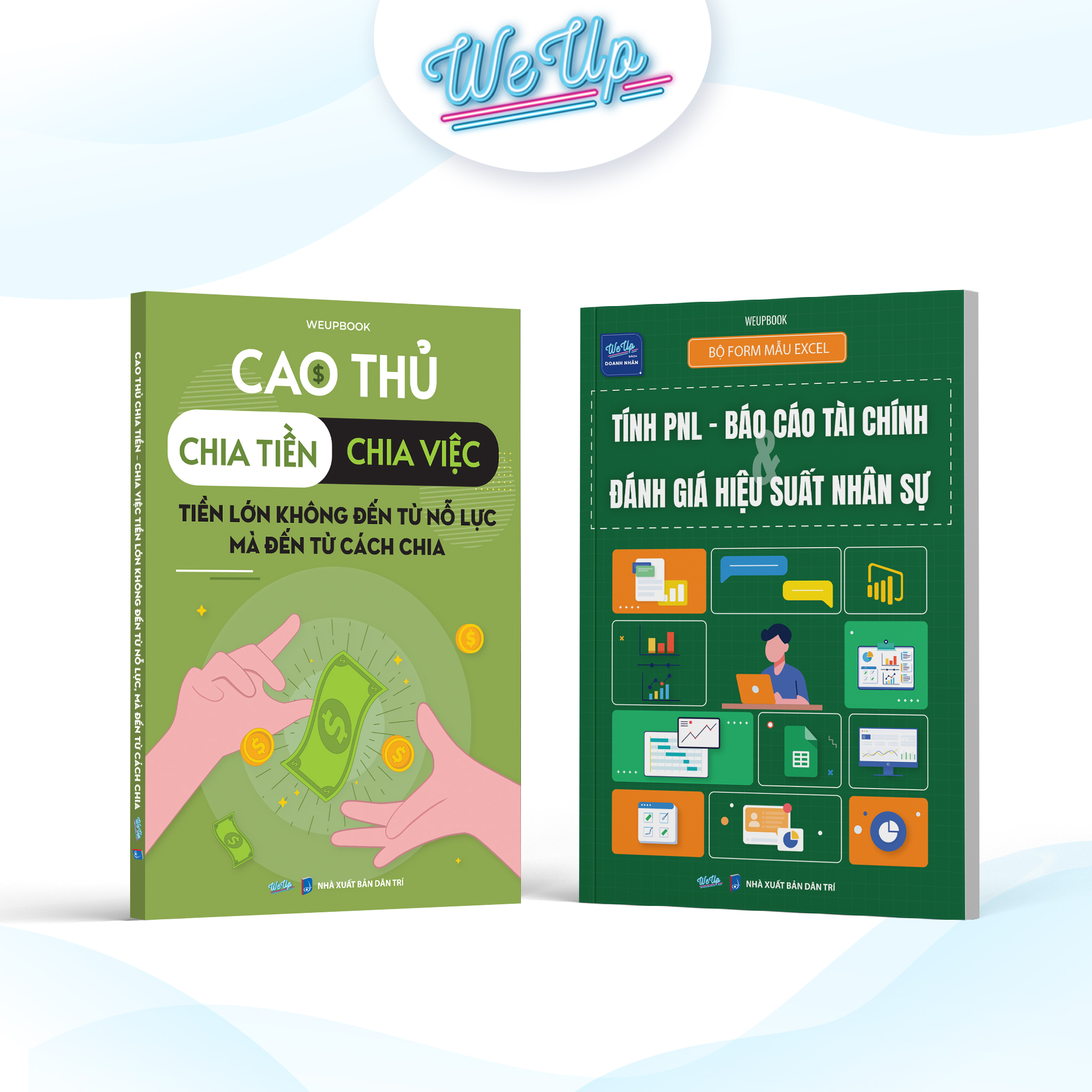 Combo Sách (Tặng EB + Sổ): Cao thủ chia tiền + Bộ Excel PnL + Công thức trả lương 3P + 8 cách giảm chi phí + 10 chỉ số
