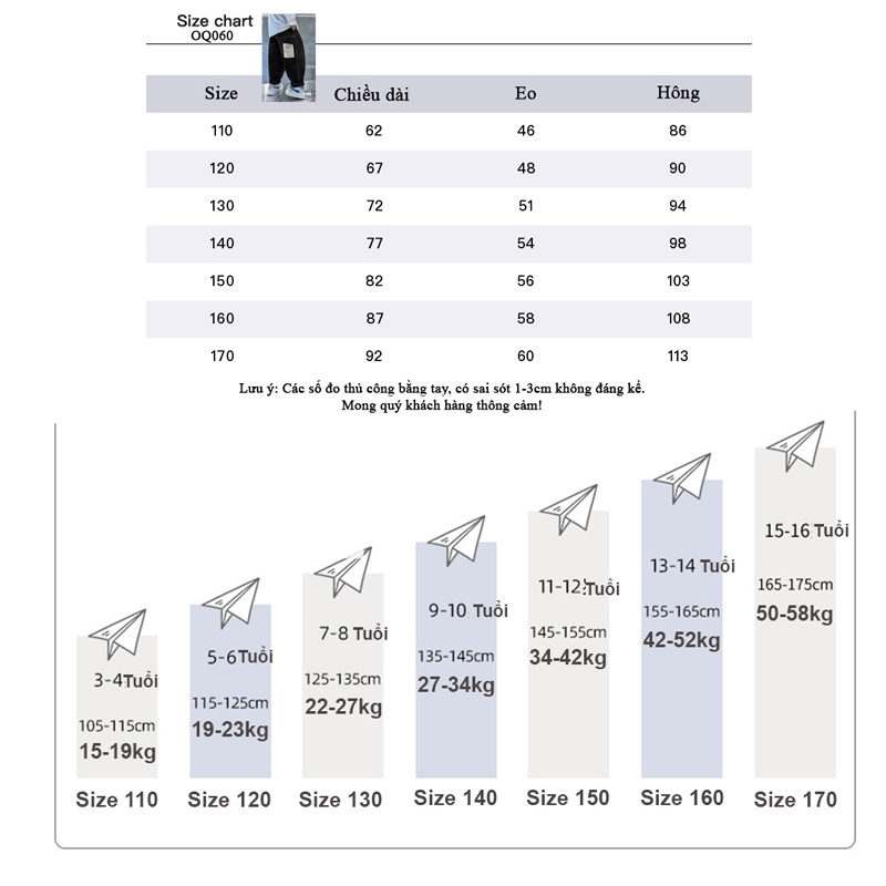 Quần kaki bé trai, Quần ống rộng cho bé màu đen 4 5 6 7 8 9 10 12 14 tuổi OQ060 Lipokids