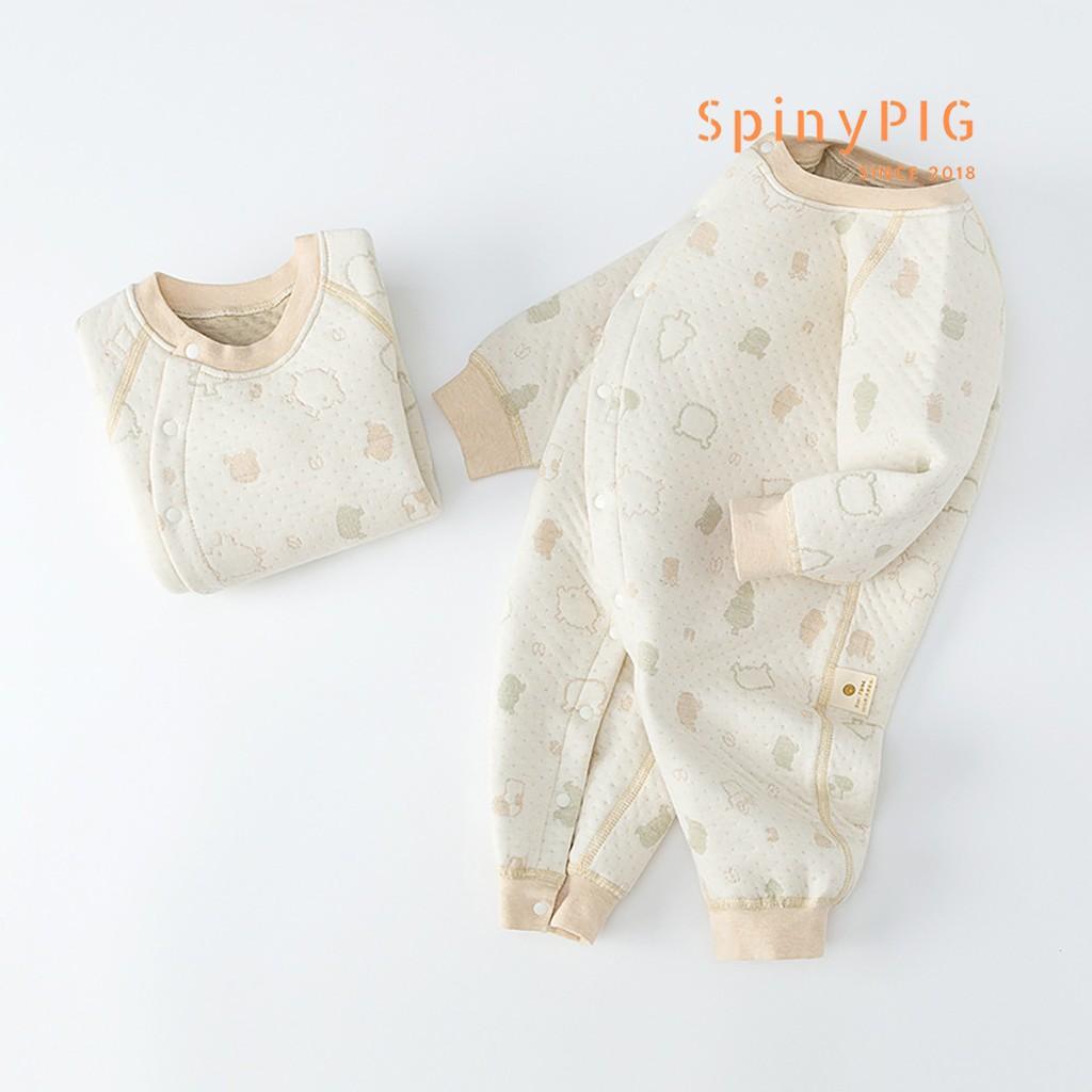 Quần áo sơ sinh 0-2 tuổi 100% cotton hữu cơ tự nhiên không chất tẩy nhuộm trần bông hoạ tiết cực kỳ đáng yêu