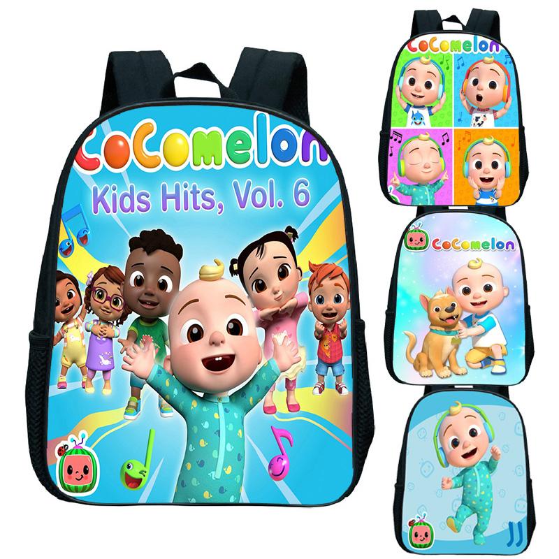 Cocomelon Ba Lô Trẻ Em Mẫu Giáo Túi Trường Túi Cho Bé Mochila Anime Có Túi Trẻ Em Ba Lô Cho Bé Mầm Non Tất