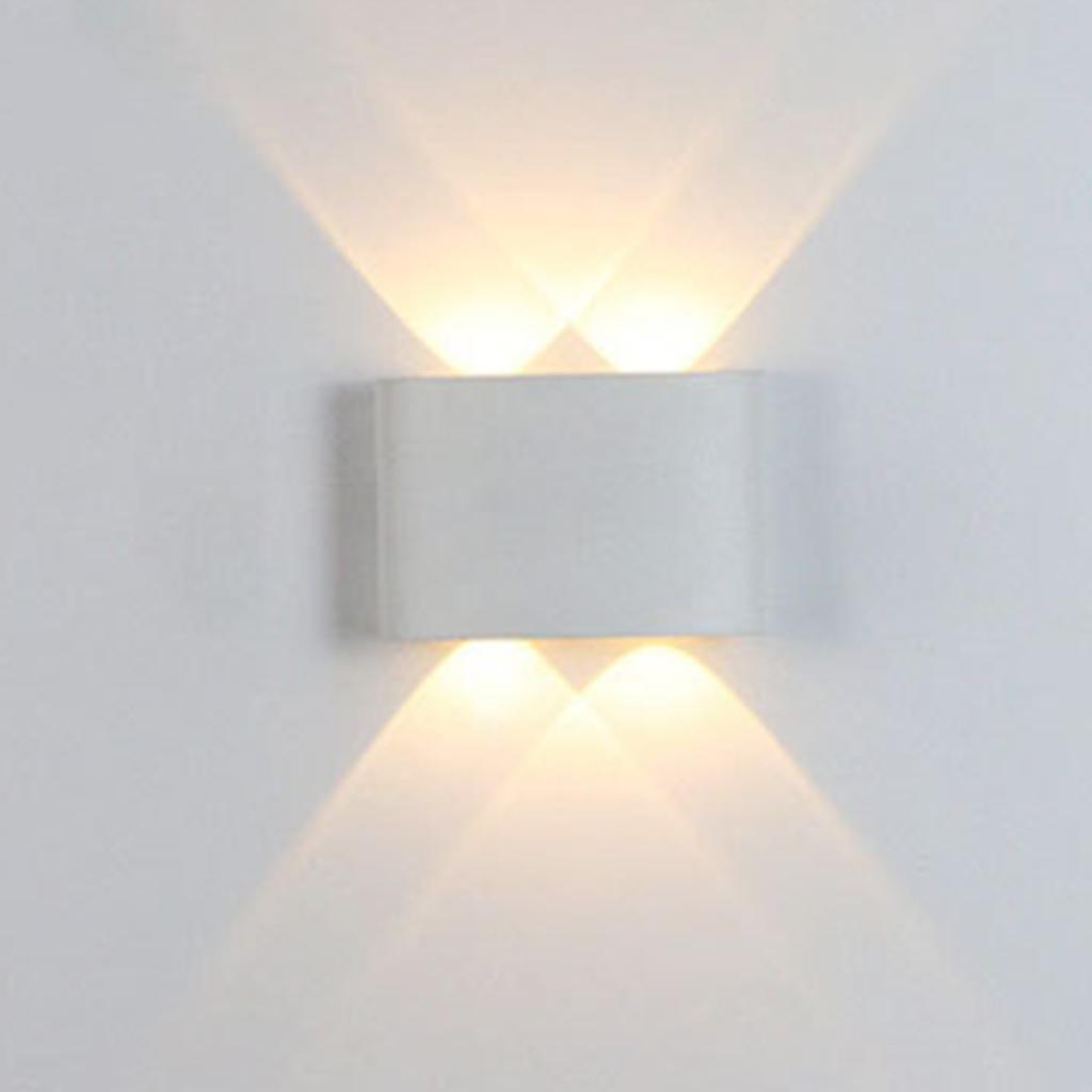Wall Light Bedroom Warm White LED Sconce Hotel Home Bedside Indoor 4W White