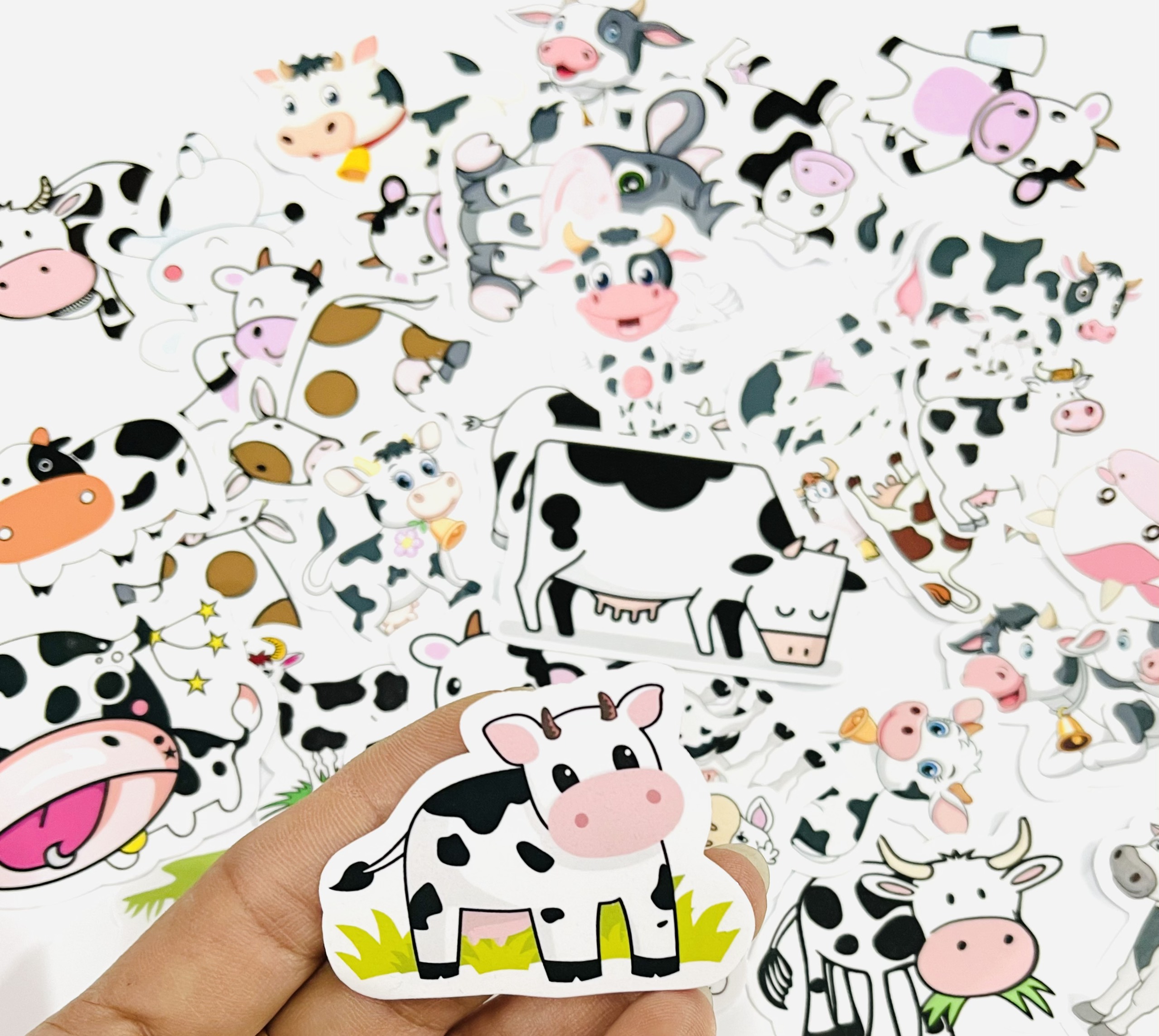 Set 60 Sticker Bò Sữa
