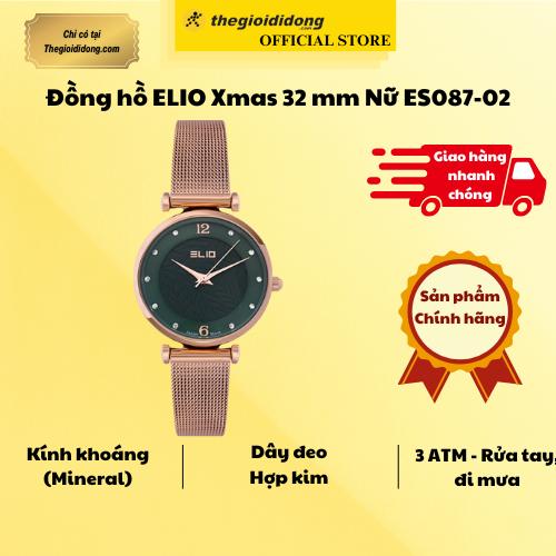 Đồng hồ ELIO Xmas 32 mm Nữ ES087-02 - Hàng Chính Hãng