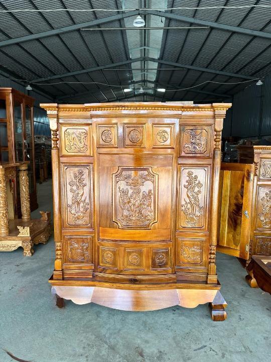 Tủ Thờ Gỗ Tràm Muỗi 4 châN ,Tủ thờ gỗ bàn thờ gia tiên