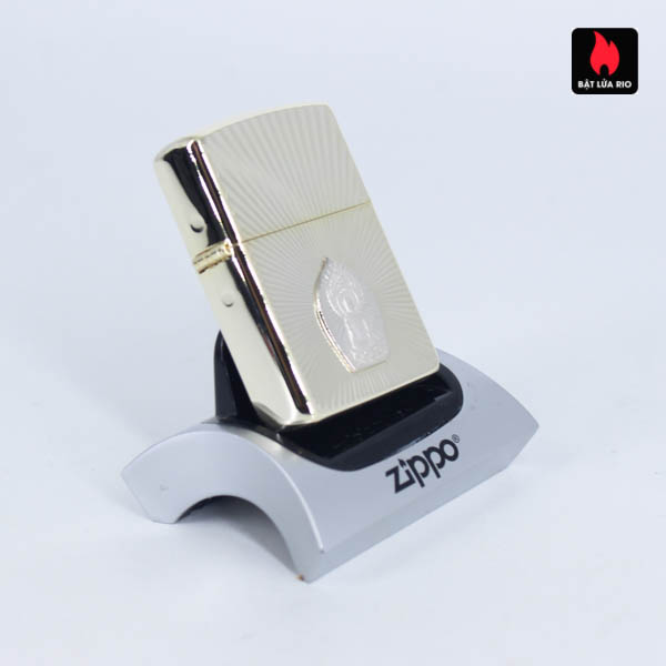 Bật Lửa Zippo Asia Za-4-1B – Lacke Bạc