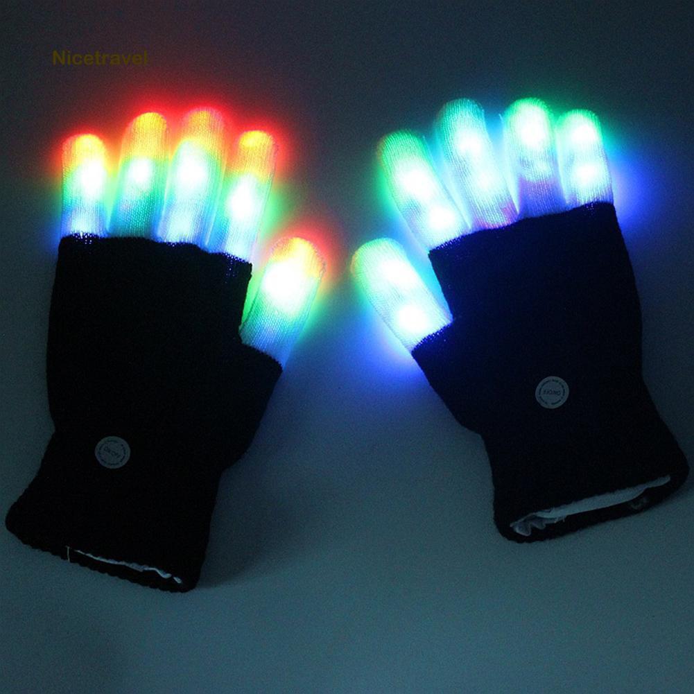 Găng tay mùa đông đèn LED phát sáng-có video thật  mã HK249