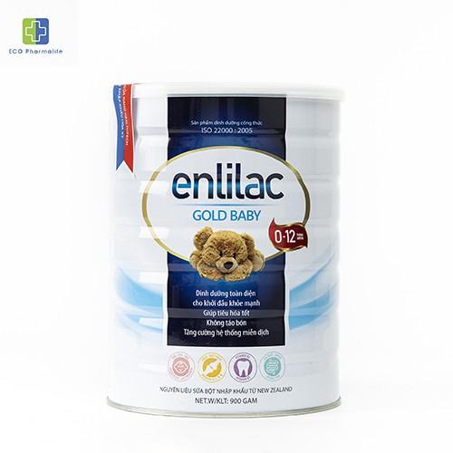 Sữa bột Enlilac Gold Baby - Hộp 400g - 900g bổ sung chất dinh dưỡng thiết yếu cho chế độ ăn hàng ngày của trẻ