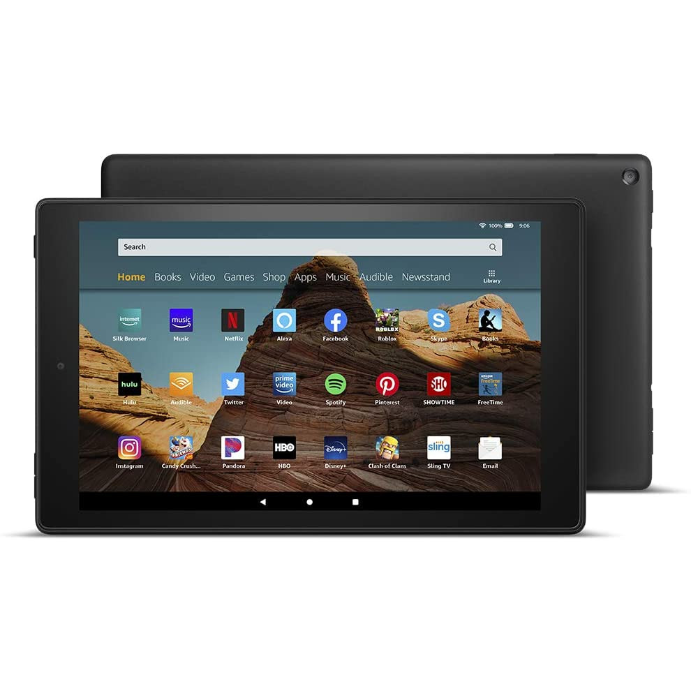 Máy Tính Bảng Kindle Fire HD10(9th) 32GB (2019) - Hàng Nhập Khẩu - Balck