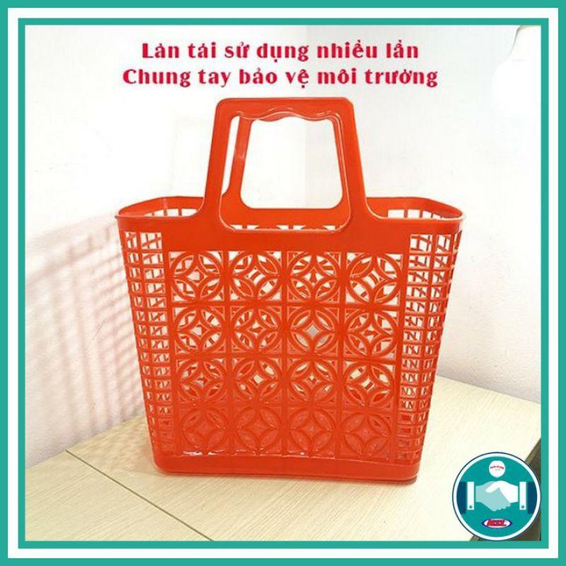 Làn nhựa đi chợ cho bà cho mẹ - loại đẹp