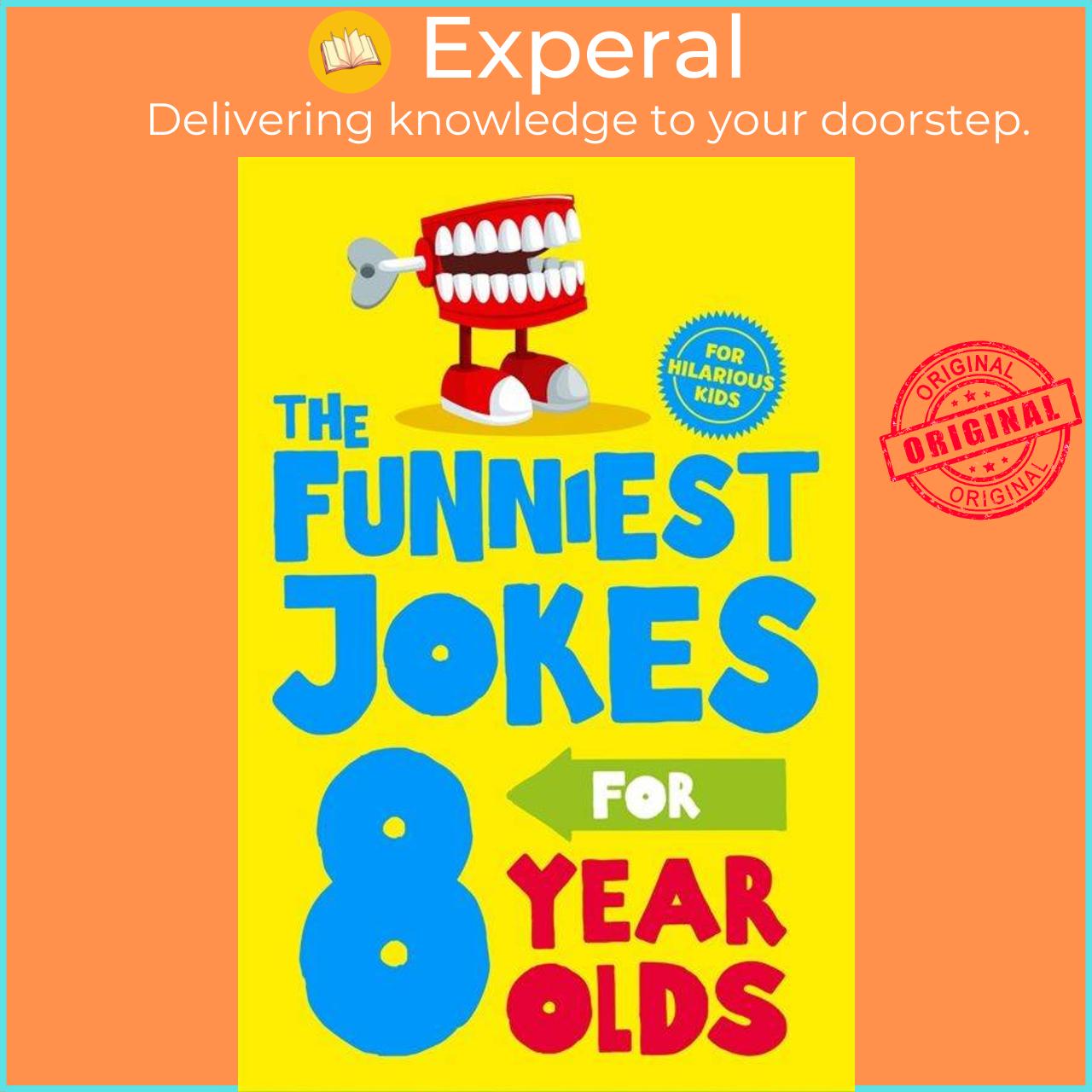 Sách - The Funniest Jokes for 8 Year Olds by Macmillan Children's Books (UK edition, paperback)