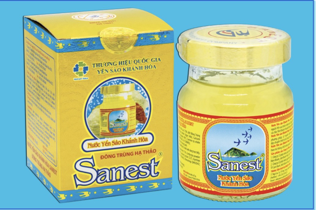 COMBO 6 LỌ NƯỚC YẾN SÀO KHÁNH HÒA SANEST ĐÔNG TRÙNG HẠ THẢO 70ML- 005