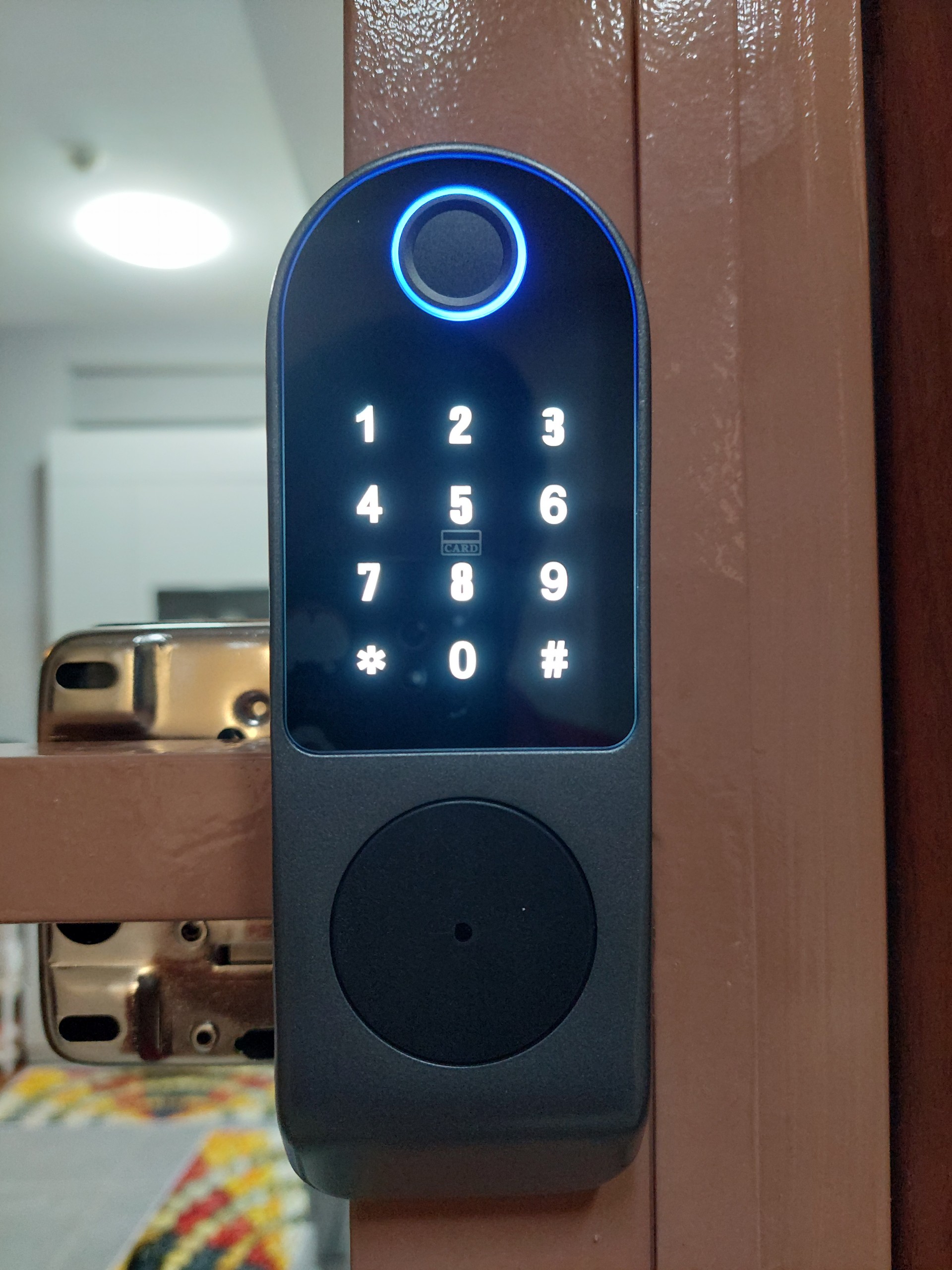 Khóa cửa thông minh G02B - 2 mặt vân tay + App TTlock Bluetooth ( không chống nước) - Hàng nhập khẩu