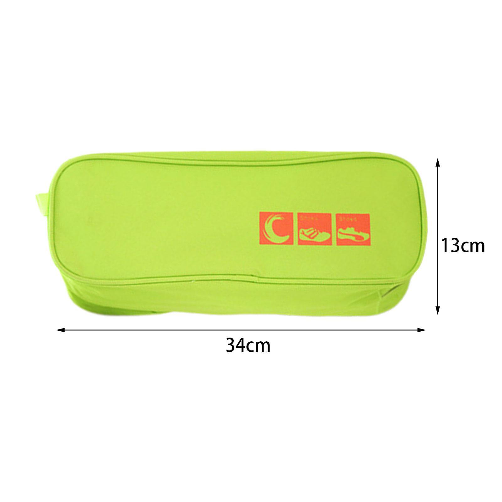 Travel  for Packing Shoe Pouch Lightweight Dustproof with Zipper Oxford Fabric Shoe Organizer Bag Shoe Storage Bag for Home Vacation