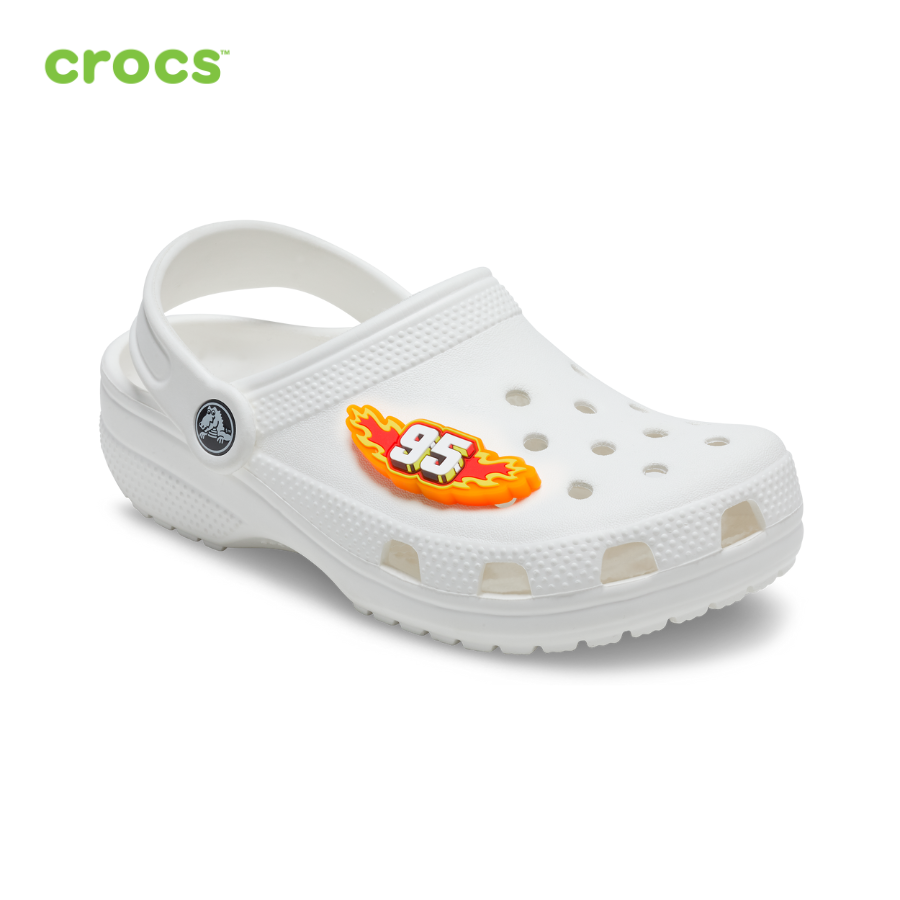 Sticker nhựa jibbitz gắn dép unisex Crocs Lightningmcqueen9 - 10008327