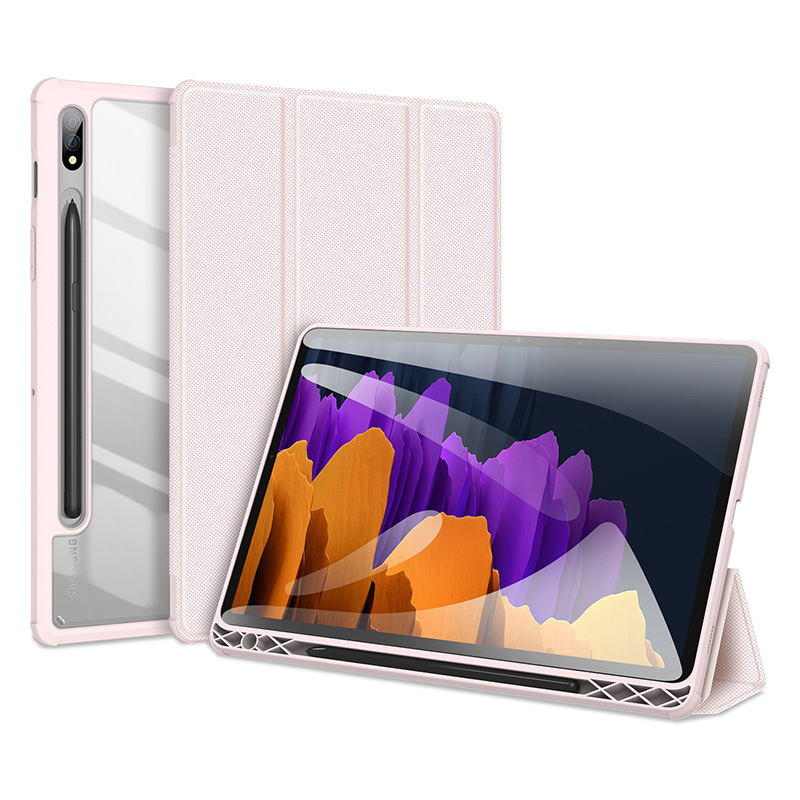 Bao da chống sốc cho SamSung Galaxy Tab S8 có ngăn đựng bút chính hãng Dux Ducis Toby - Hàng chính hãng