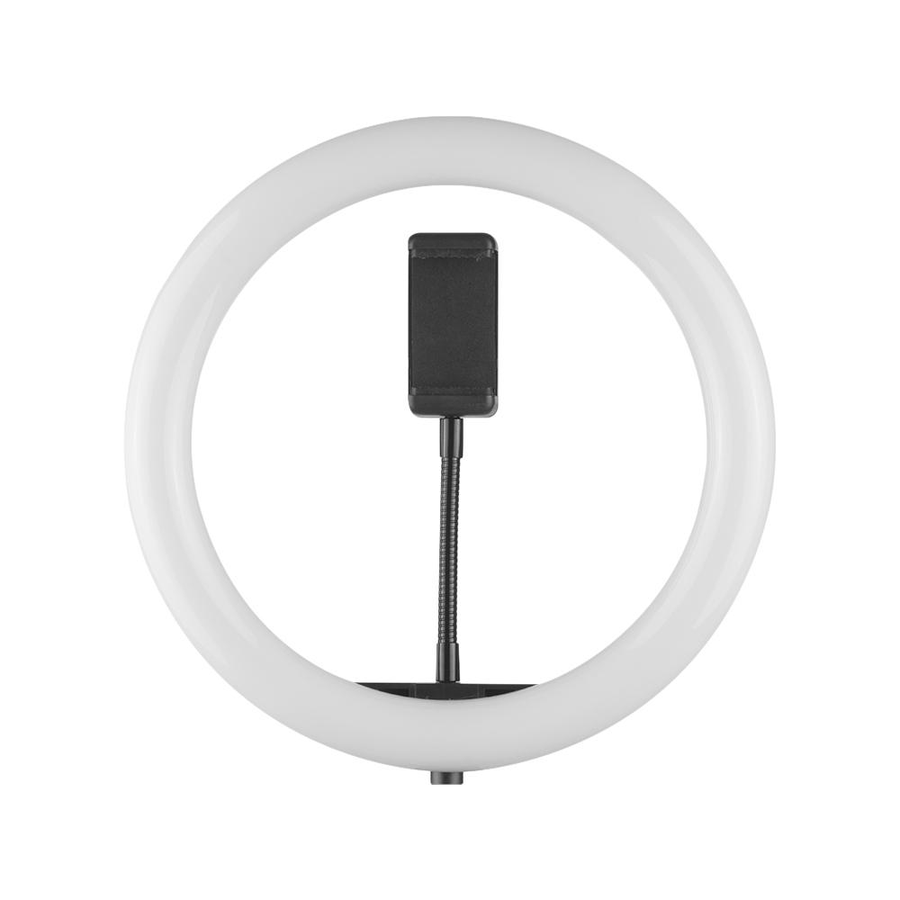 Đèn LED vòng để bàn 10 inch 3 chế độ chiếu sáng USB có thể điều chỉnh đầu bóng 80cm