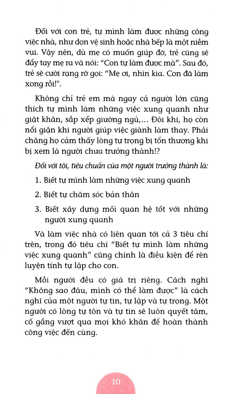 Dạy Con Làm Việc Nhà (Tái Bản)