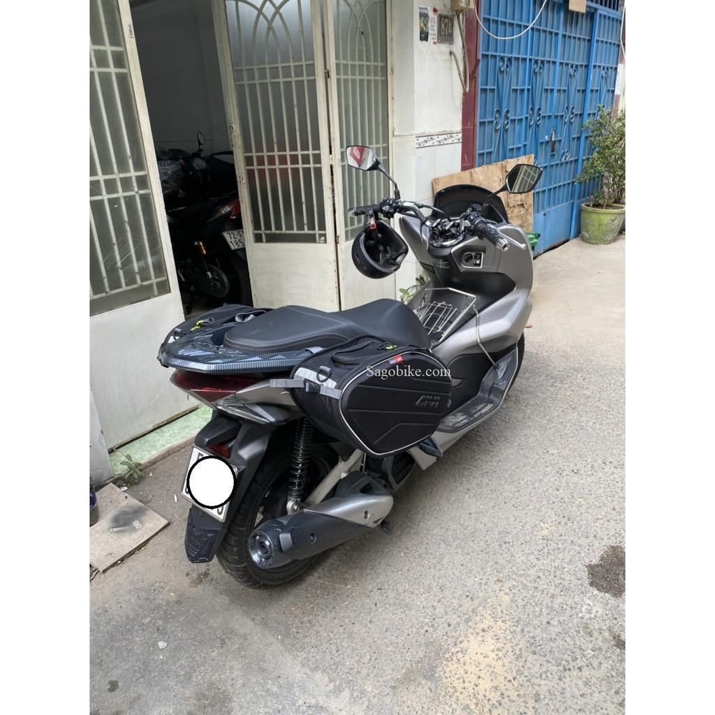 Túi hông Givi EA101B lắp cho xe PCX, túi lắp bên hông xe PCX 30lit/túi