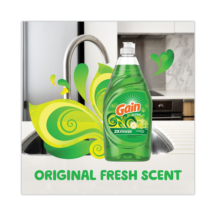 Nước Rửa Chén - Bát Gain Ultra Clean Original Scent 638 ml - USA