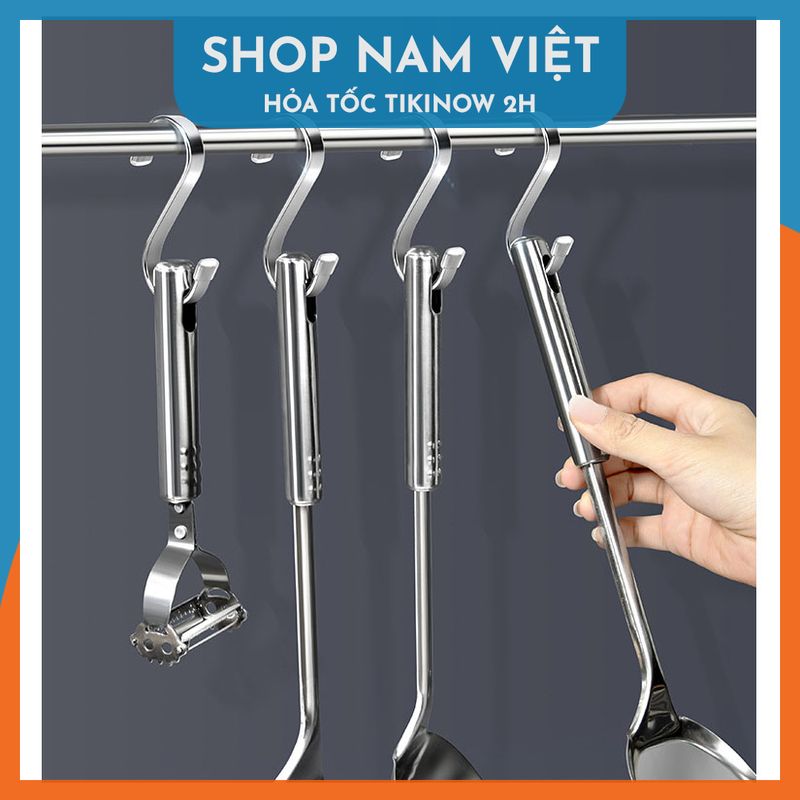 Hình ảnh Móc Chữ S Dẹp INOX Chắc Chắn