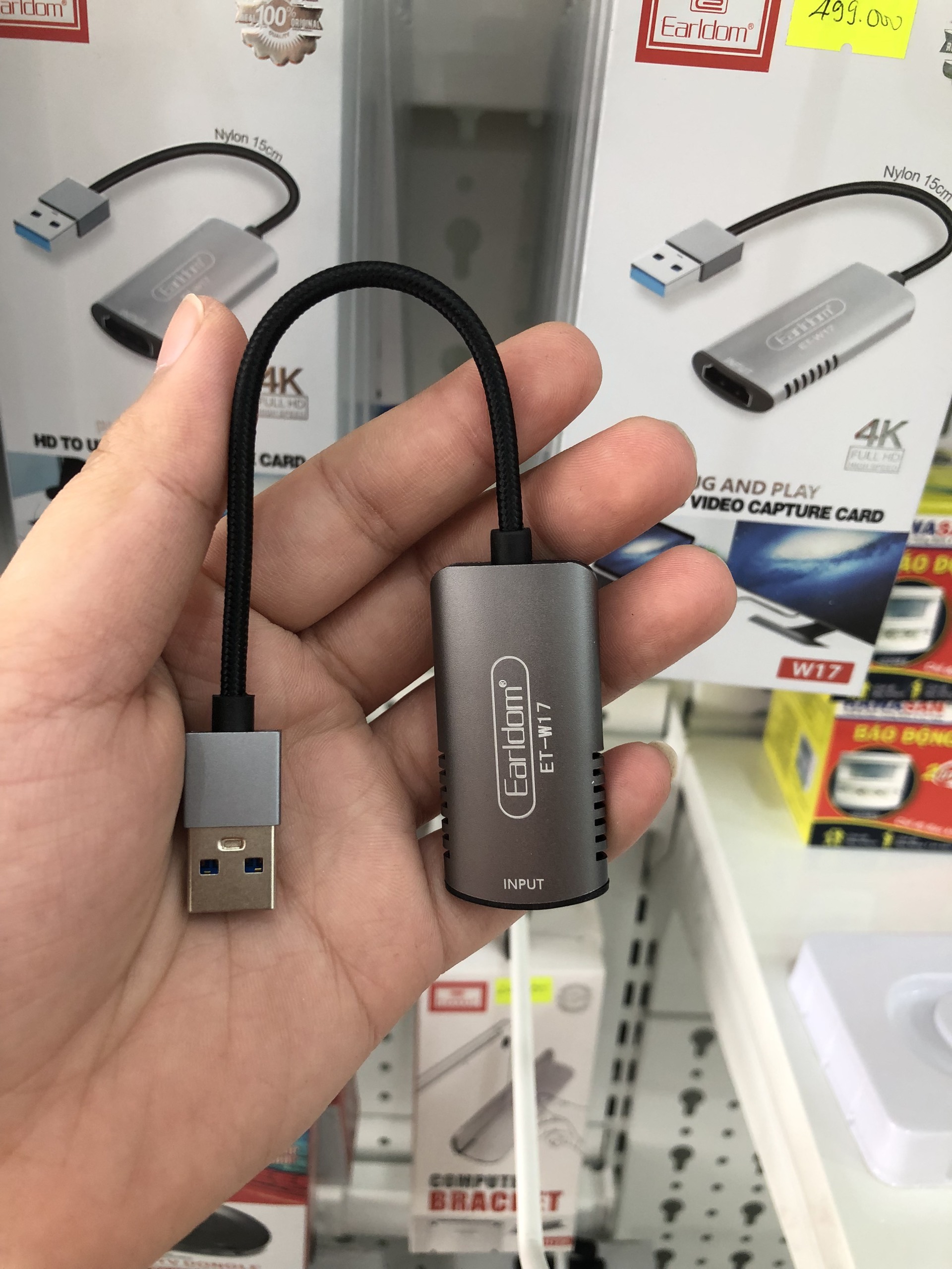 Bộ Chuyển Đổi Chân USB ra HDMI Earldom W17- Hàng chính hãng