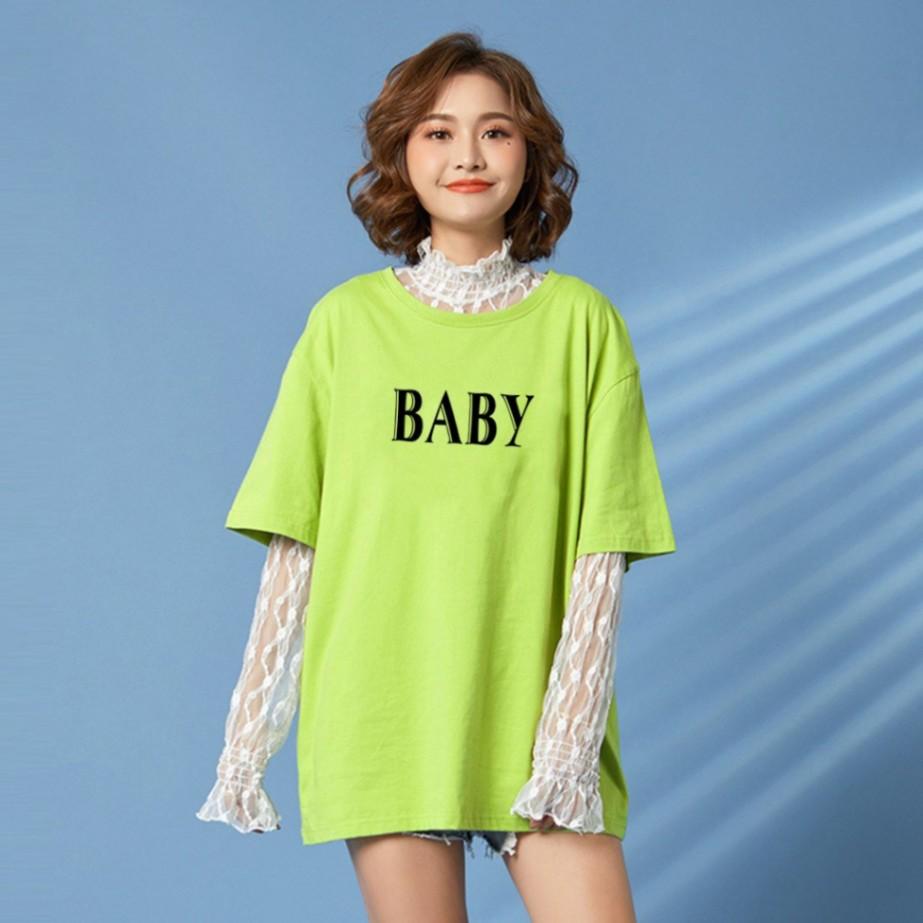 Áo Thun Tay Lỡ In Baby
