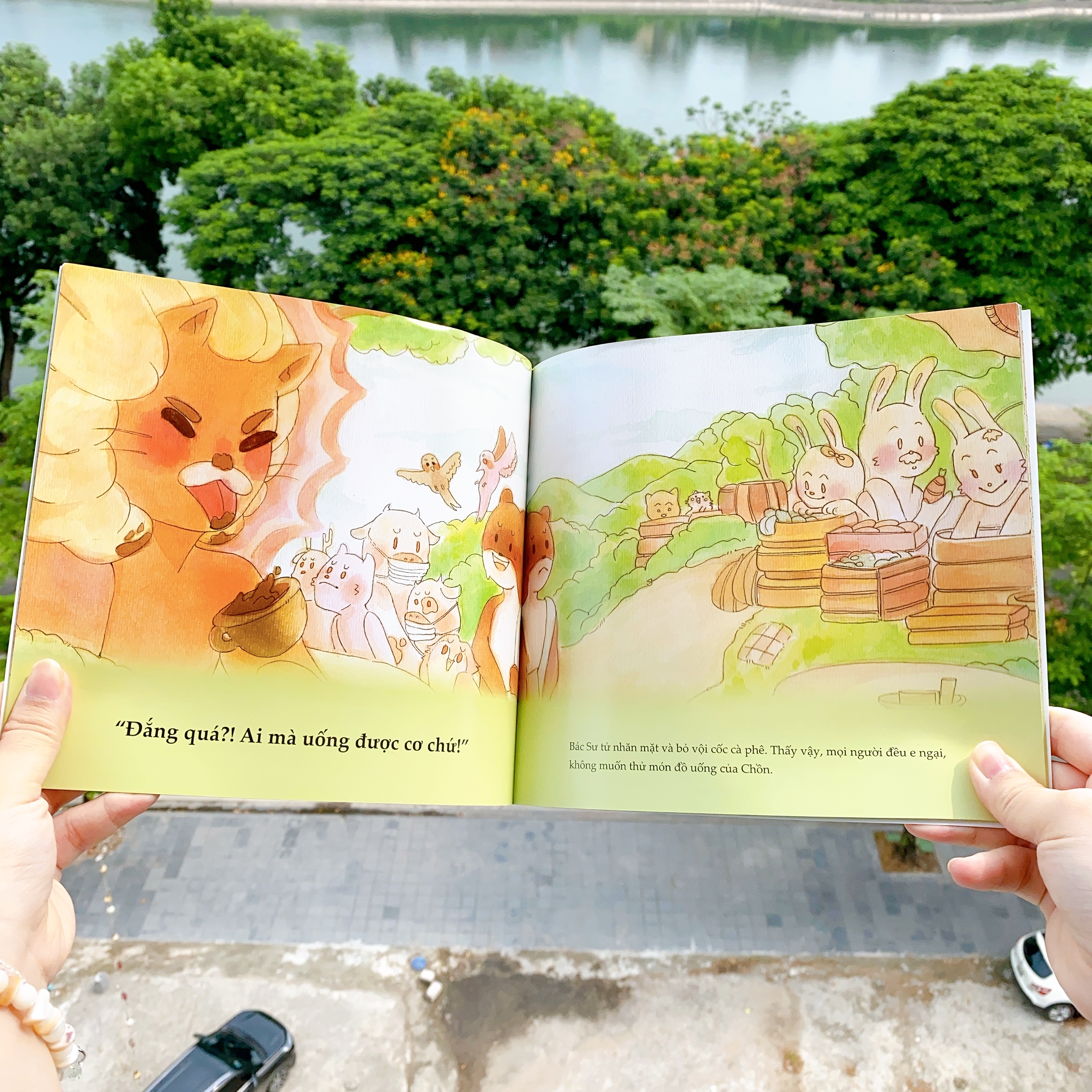 Ehon - Phát triển tư duy - Mật Ong và Cà Phê - cho bé 3-6 tuổi
