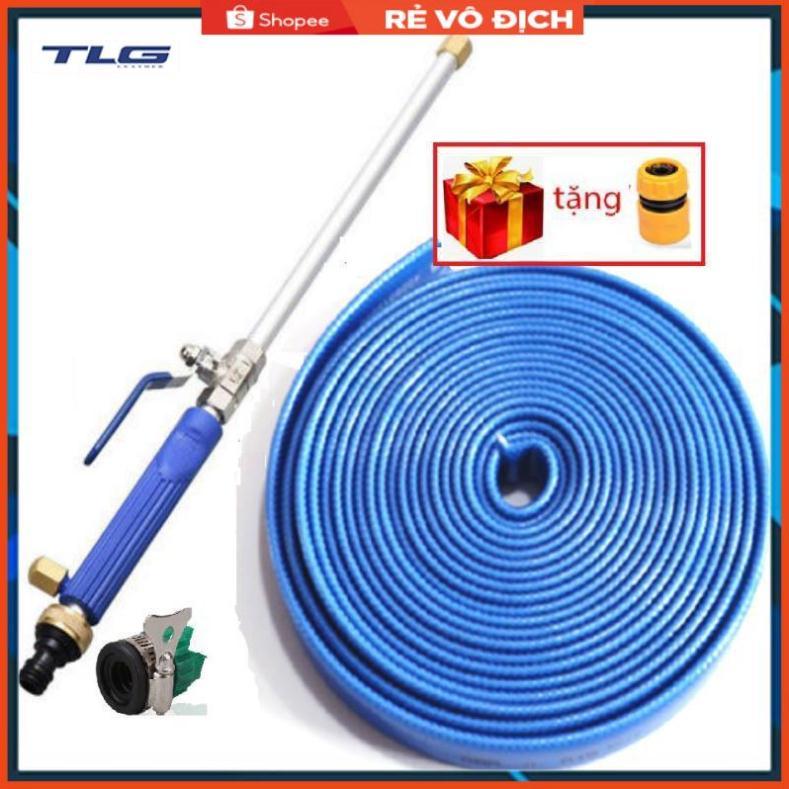 Bộ Dây và Vòi Phun Xịt Nước Rửa Xe,Tưới Cây Tăng Áp Lực Nước Loại 15m 657621