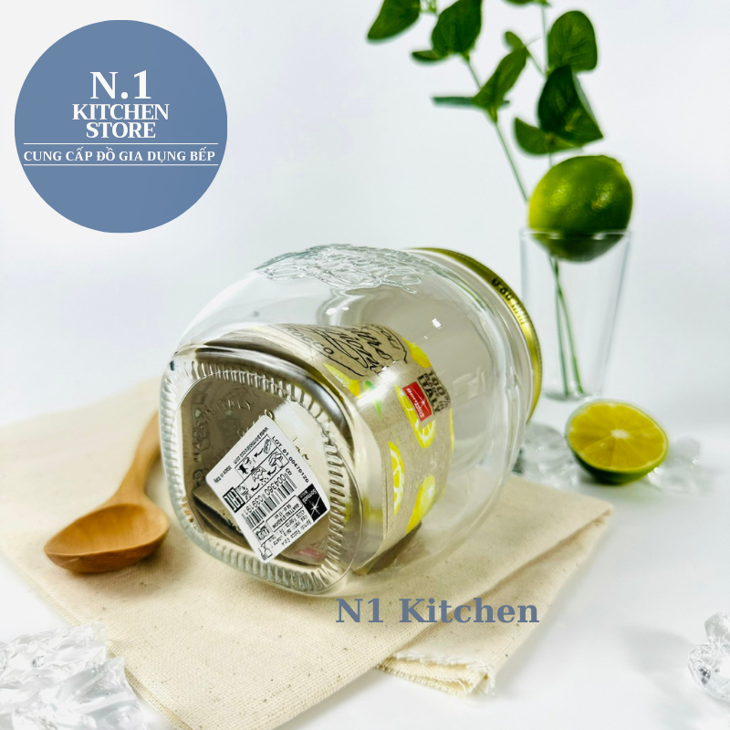 Hũ thủy tinh 500ml Quattro Invetro Ý - Hàng Chính Hãng