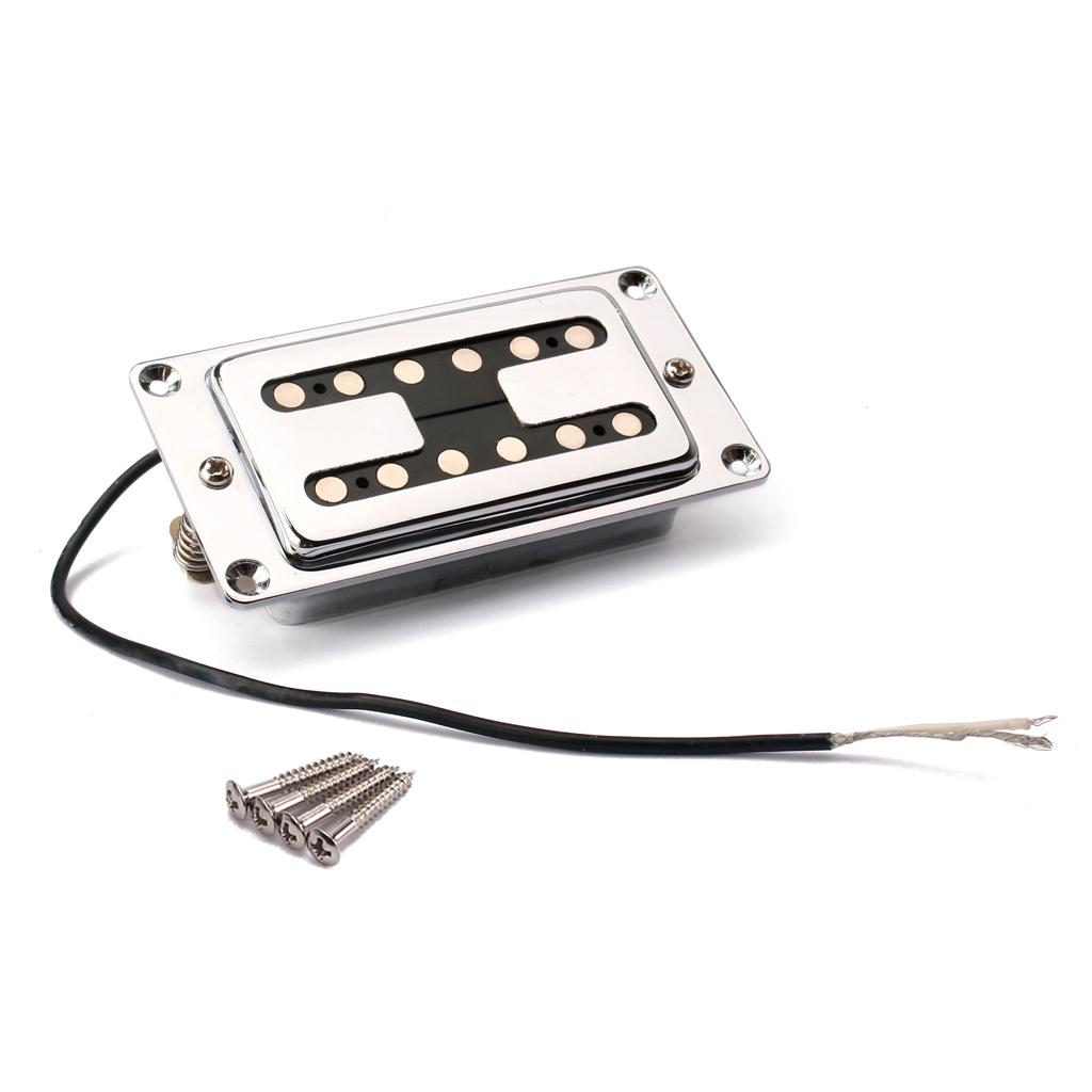 2Pcs Chrome Sealed Humbucker Pickup Set Double Coil for Les Paul Guitar Accs