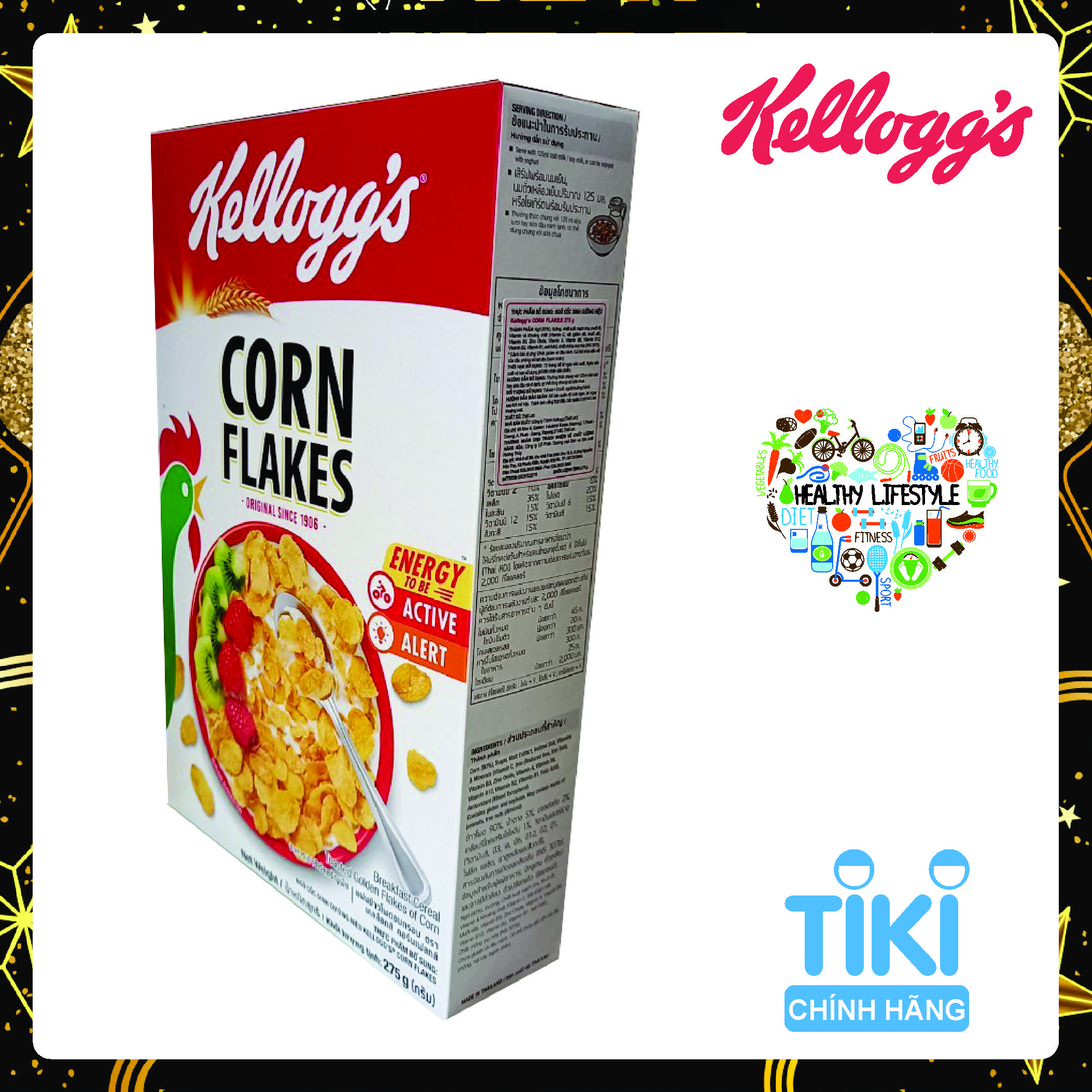 Ngũ Cốc Ăn Sáng Kellogg's Corn Flakes 275g